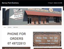 Tablet Screenshot of barneypointbutchery.com